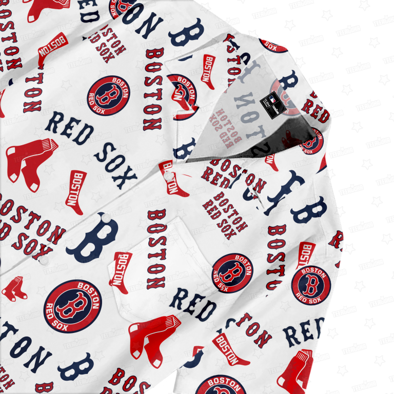 Boston Red Sox Emblem Odyssey Hawaiian Shirt