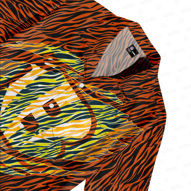Cincinnati Bengals Tiger Fury Hawaiian Shirt
