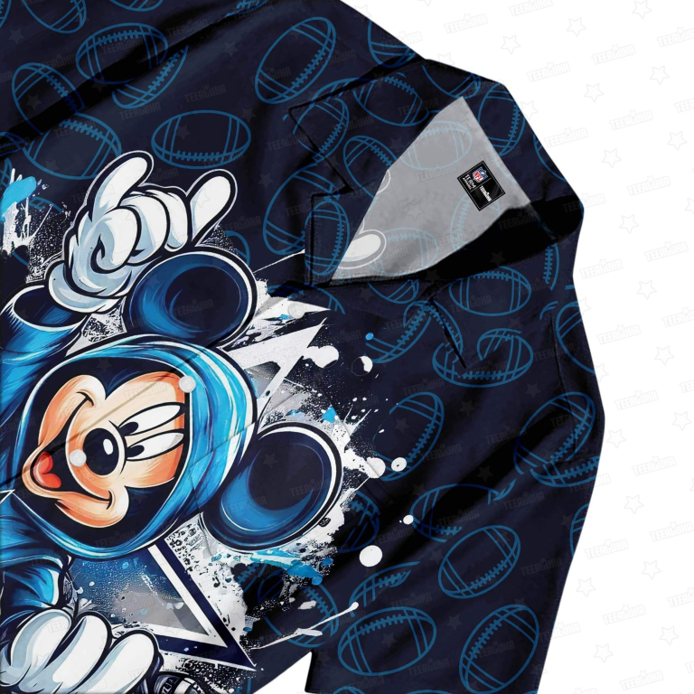 Dallas Cowboys Mickey's Gridiron Adventure Hawaiian Shirt