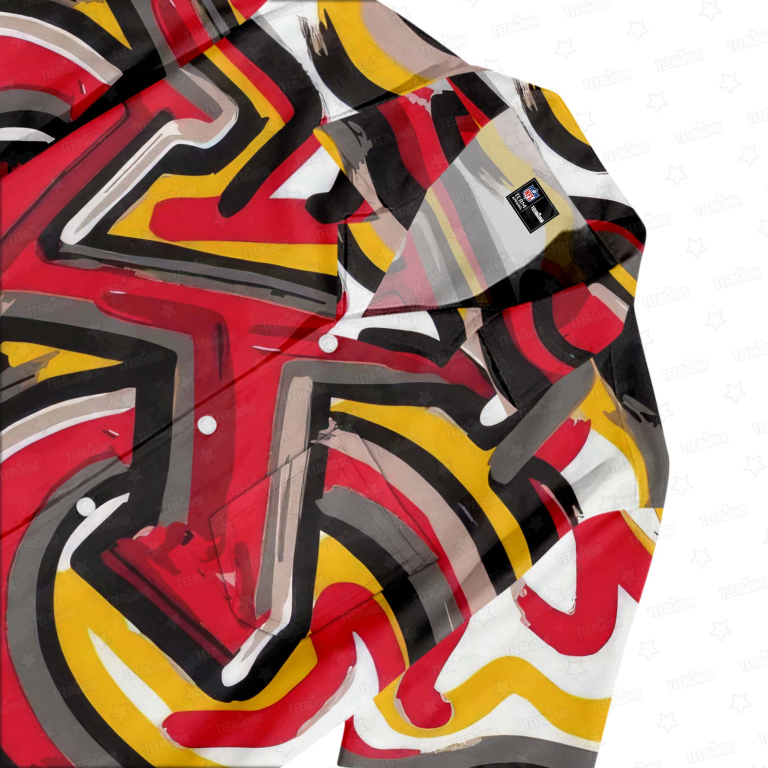Kansas City Chiefs Oil Painting Art Print Hawaiian Shirt