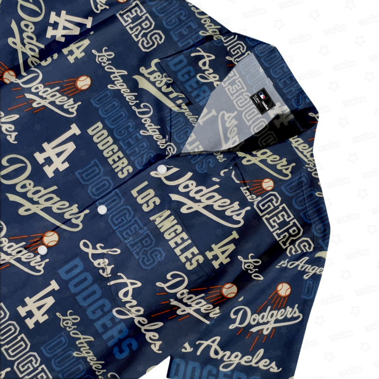 Los Angeles Dodgers Fusion Hawaiian Shirt