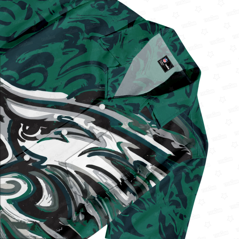Philadelphia Eagles Oil Painting Art Print Hawaiian Shirt