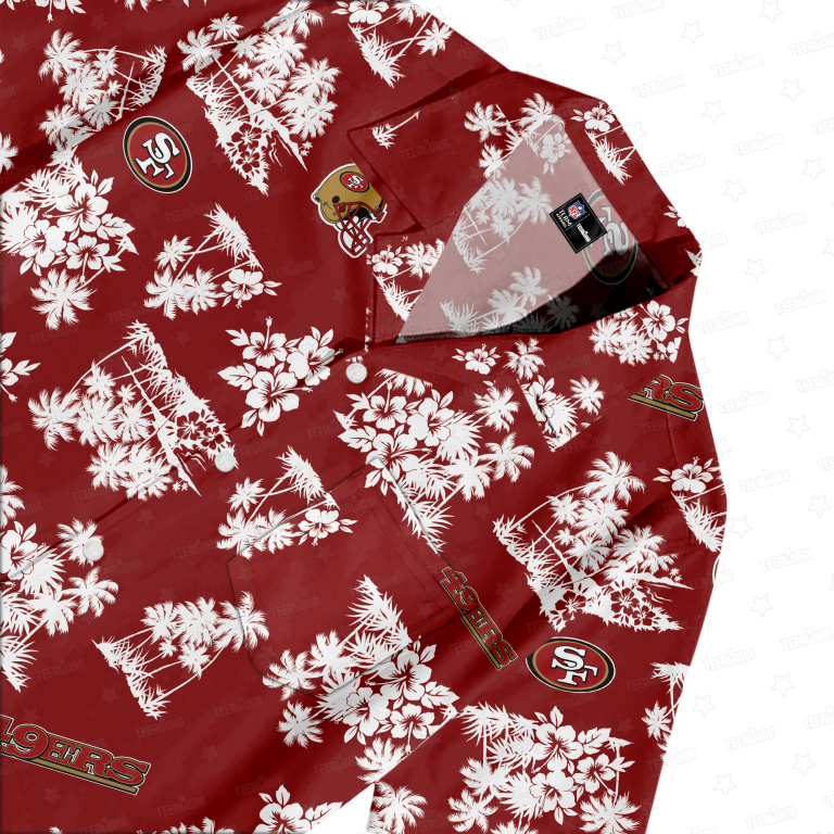 San Francisco 49ers Coastal Paradise Hawaiian Shirt