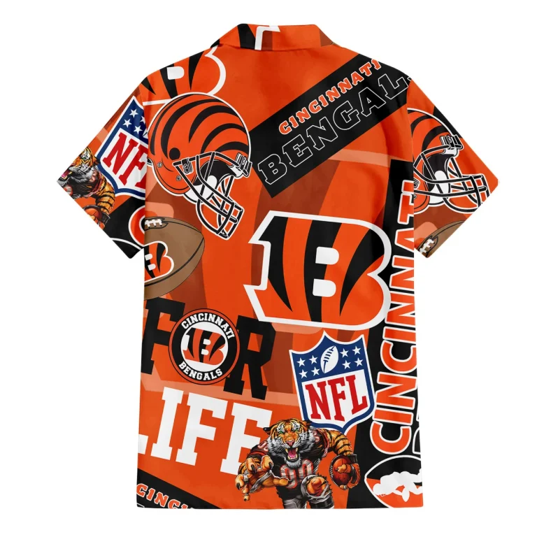 Cincinnati Bengals For Life Hawaiian Shirt