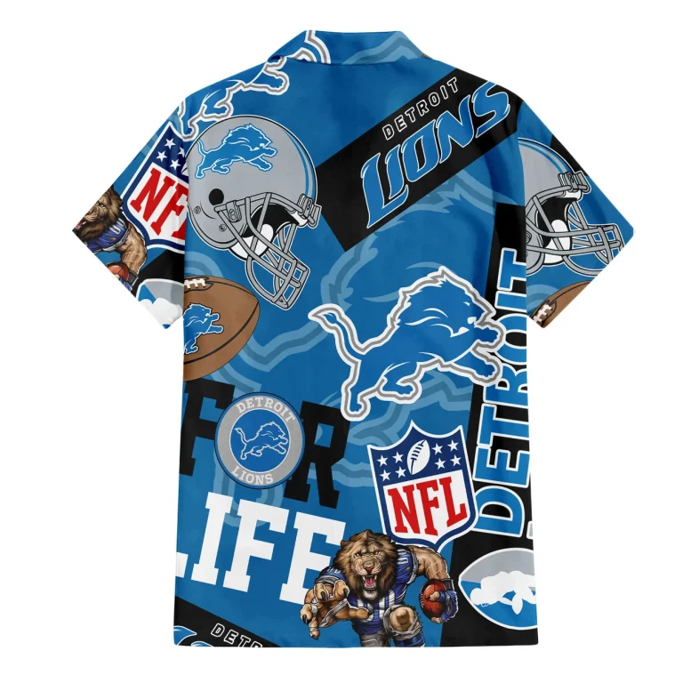 Detroit Lions For Life Hawaiian Shirt