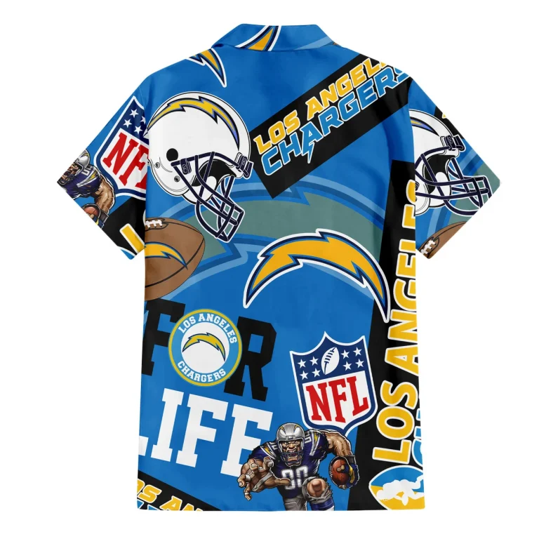 Los Angeles Chargers For Life Hawaiian Shirt