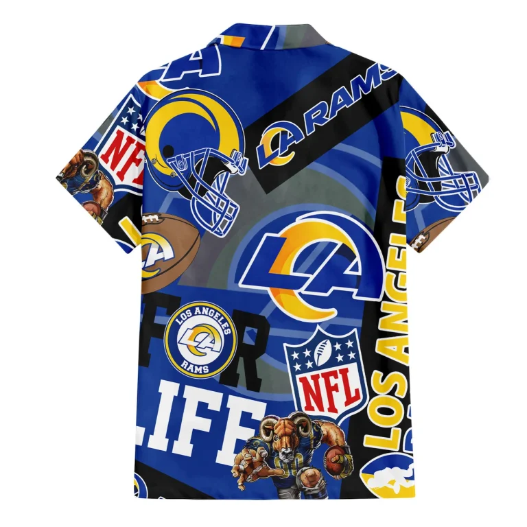 Los Angeles Rams For Life Hawaiian Shirt