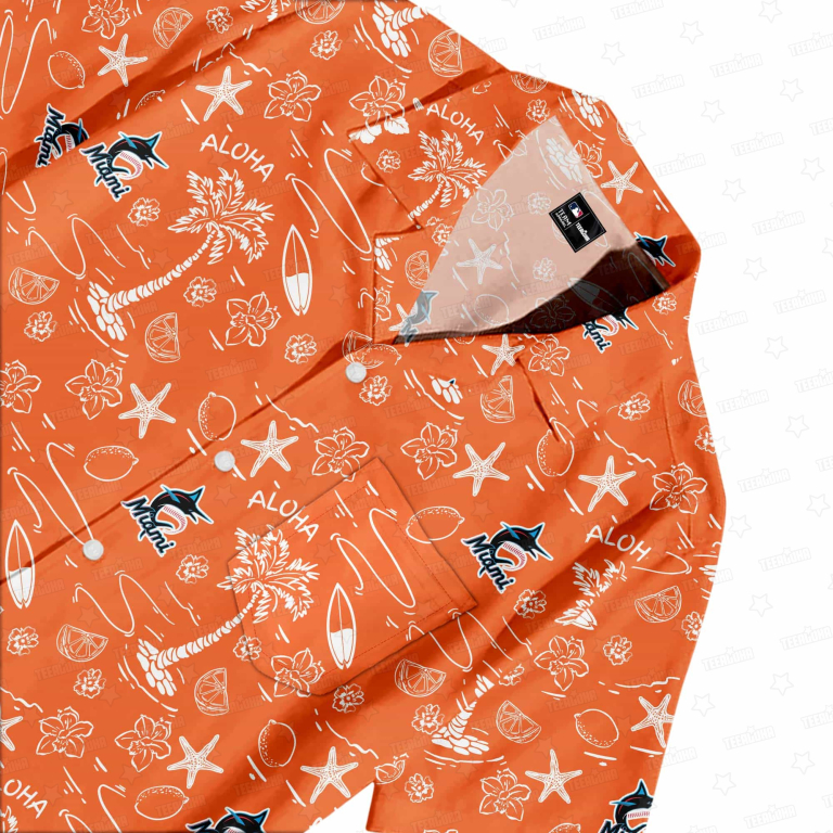 Miami Marlins Aloha Paradise Hawaiian Shirt