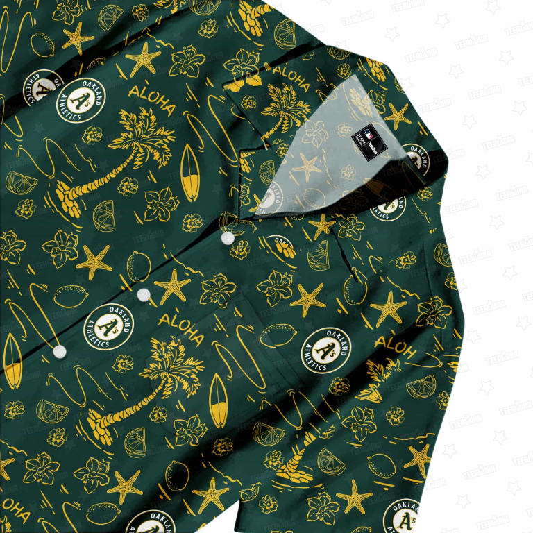 Oakland Athletics Aloha Paradise Hawaiian Shirt