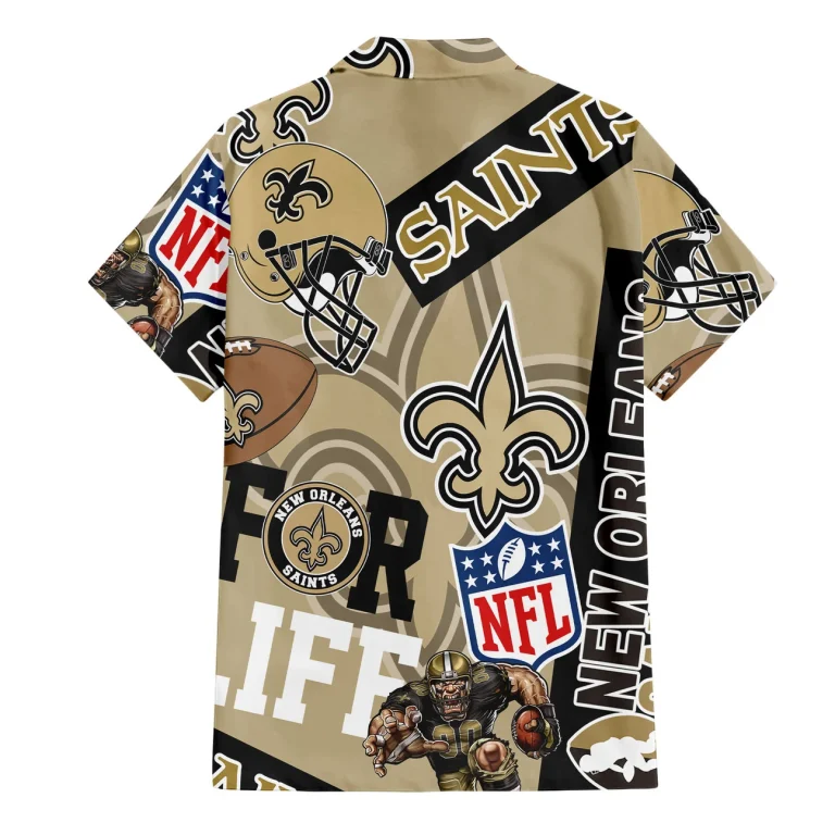 New Orleans Saints For Life Hawaiian Shirt